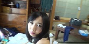 Strong POV home porn for Japanese teen Ayumu Ishihara