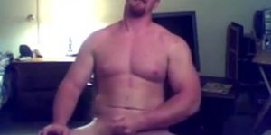 Str8 Ginger Muscle Stud Jerks Off  Cums  Webcam  - Exipor
