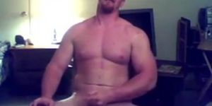 Str8 Ginger Muscle Stud Jerks Off  Cums  Webcam  - Exipor (amateur )