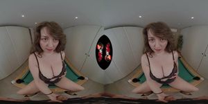 VRLatina - Huge Boob Spanish Hottie Pool Table Sex (Miriam Prado)