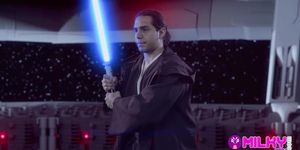 Parody Star wars: Master YODA fucks the hot princess Leia