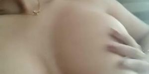 Busty asian hot nude self pressing