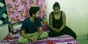 Indian hot teen boy fucked room service girl at local hotel! New Hindi sex