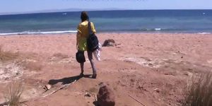Hot Girl Has Sex On Sandy Beach (Sandi Beach)