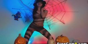 Dirty Witch Stripteasing on Webcam - more at freecam8.com