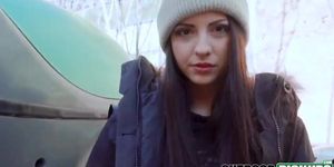 Hot Euro teen Rebecca Volpetti ass fucked in public POV (Jessie Lee)