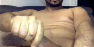 Gorgeous Str8 French Arab Guy cums on cam 28