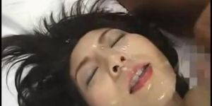 REAL japanese newscaster gets 51 cumshots in one day