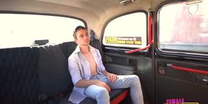Female Fake Taxi, Shalina Devine sitting on his face