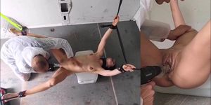 We drill a hole, squirting orgasm of a submissive bitch