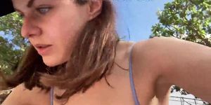 Sexy Alexandra Daddario - Bikini Nipples Girl