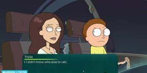 Rick and Morty a way back home - Part 20 Morty drives Tricia home and gets some anal as a reward