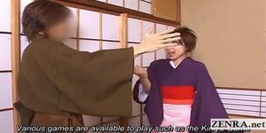 Subtitled Japanese traditional bathhouse women showcase