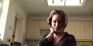 Roughly dicked UK wench receives a big facial from master (Betty Foxxx)