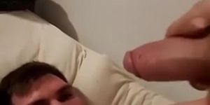 Danish amateuer bisexual boys like sperm and he cum in his own mouth