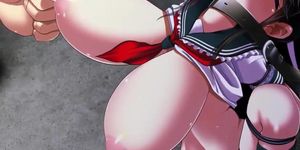 ?Awesome-Anime.com?3D Anime - busty girl got slave training