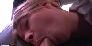 Yulia Blondy picked up on the street and fucked