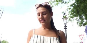 German Scout - Cute Latina Teen Talk To Screw At Street Cast (Sarah Cute)