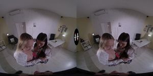 DARK ROOM VR - 2 Chicks And Their Naughty Studies