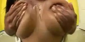 Big Black Tits Handjob Of A Big Black Penis