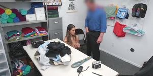 naughty latina teen gets caught shoplifting hard usa masturbation canadian