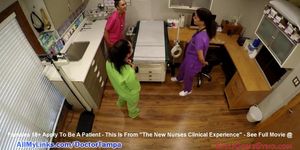 Nurse Lenna Lux, Angelica Cruz & Reins Give Each Other Exams (Reina Ryder)