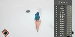 Blue Hair Slut Fucks Every Dick She Can Get Her Hands On