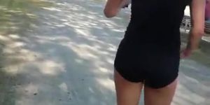 young teen short spandex