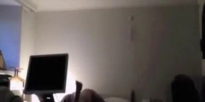 Teen couple fucking in bedroom