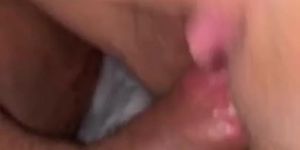 Two rough pulsing orgasms while fucking pierced pussy
