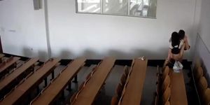 Chinese university classroom screw