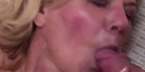 huge  tit blonde enjoys sucking small cock couple amateur massage stepsis