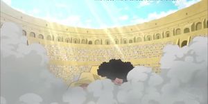 ONE PIECE edited ecchi moment from anime Rebecca - colosseum