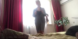 Chubby mature masturbation