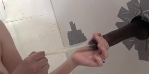 Summer Carter Looks For A Black Dick At A Glory Hole
