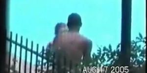 Hidden Interracial Teen sex at the pool