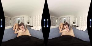 VR Porn Riley Reid fucks POV monster dick in VR on BaDoinkVR.com