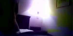 Black prostitute fucks client in hotel (hidden cam) (An English)