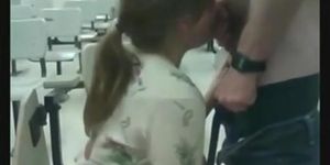 Crazy Schoolgirl Sucks Dick In Class