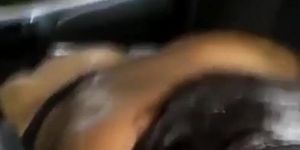 Exhibitionist Wife Sucking Cuckold at Gas Station