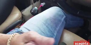 Handjob While Driving