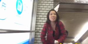 PISS JAPAN TV - Trashy asian pissing while watched