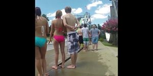 Hot girls at the waterpark