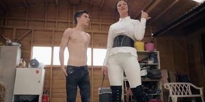 Horsing Around With The Stable Boy Full Video:- Heavy-R.CF (Jasmine Jae, Jordi El Nino Polla)
