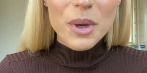 Michelle Hunziker wants cum on her face