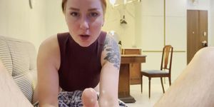 Huge Facial for attractive wife and passionate sex KleoModel