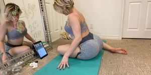 Attractive yoga