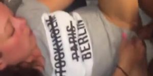 Berliner slut doesnt even want to take of her underwear