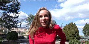 German Scout - Petite College Teen Emily Seduce To Fuck