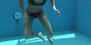 Hungarian chick Tiffany Tatum nude swimming and posing